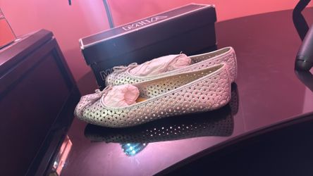 MIA Silver Perforated Flats