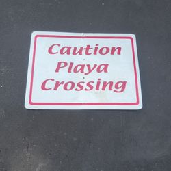 18" X 24" Metal Sign Burning Man