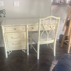 Wooden White Desk