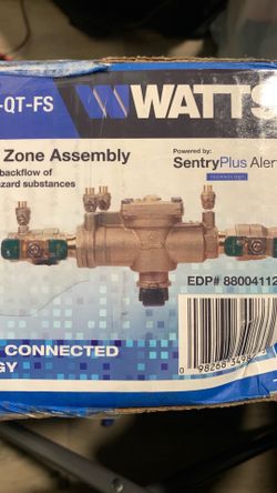 Reduced pressure zone Assembly