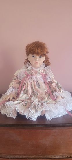 DOLL-PORCELAIN-BY DONNA RUBERT