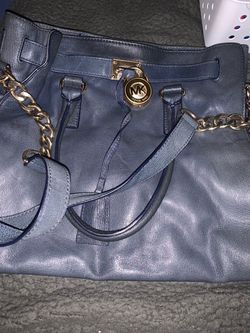 Michael Kors Hamilton Tote Bag Blue