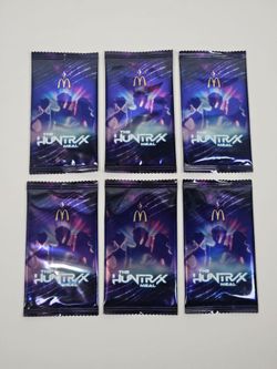 2026 McDonald’s Kpop Demon Hunters Huntr/X Meal Photocard Pack SEALED 6 Packs