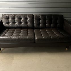 MORABO Sofa, Grann/Bomstad black/wood