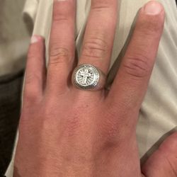 Silver ring size 9
