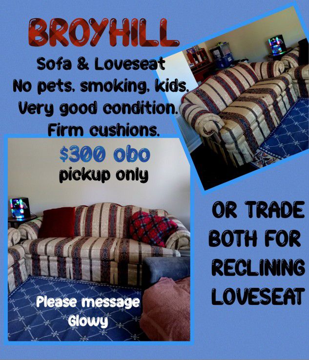 Broyhill Couch & Loveseat