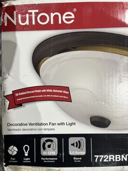 BATHROOM FAN & 💡 LIGHT NUTONE • TOP QUALITY. •