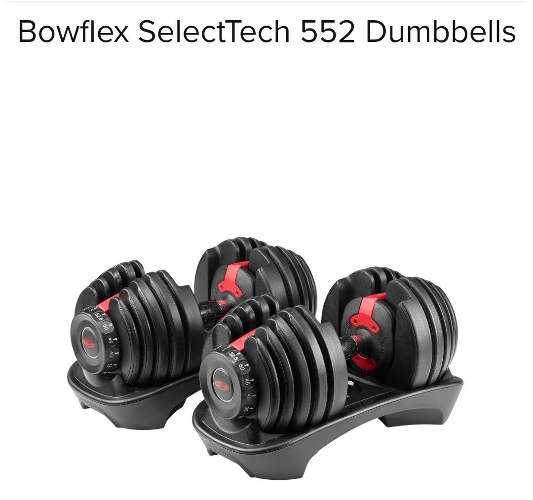 Bowflex 552 dumbbells NEW IN BOX NEVR OPEN