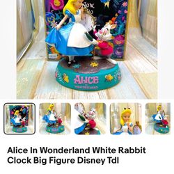 Disney Figures Alice Wonderland and Disney World