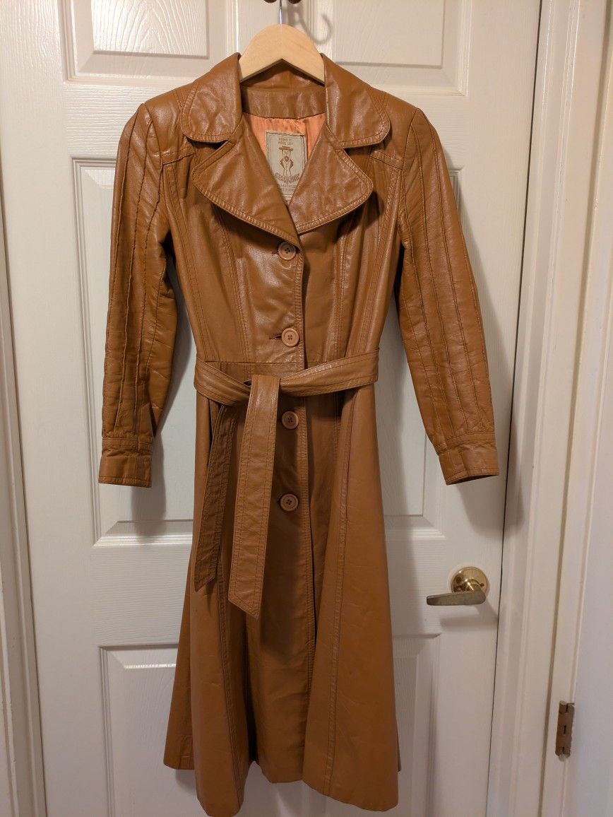 Vintage early 70's Gassy Jack Women's Western Leather Coat