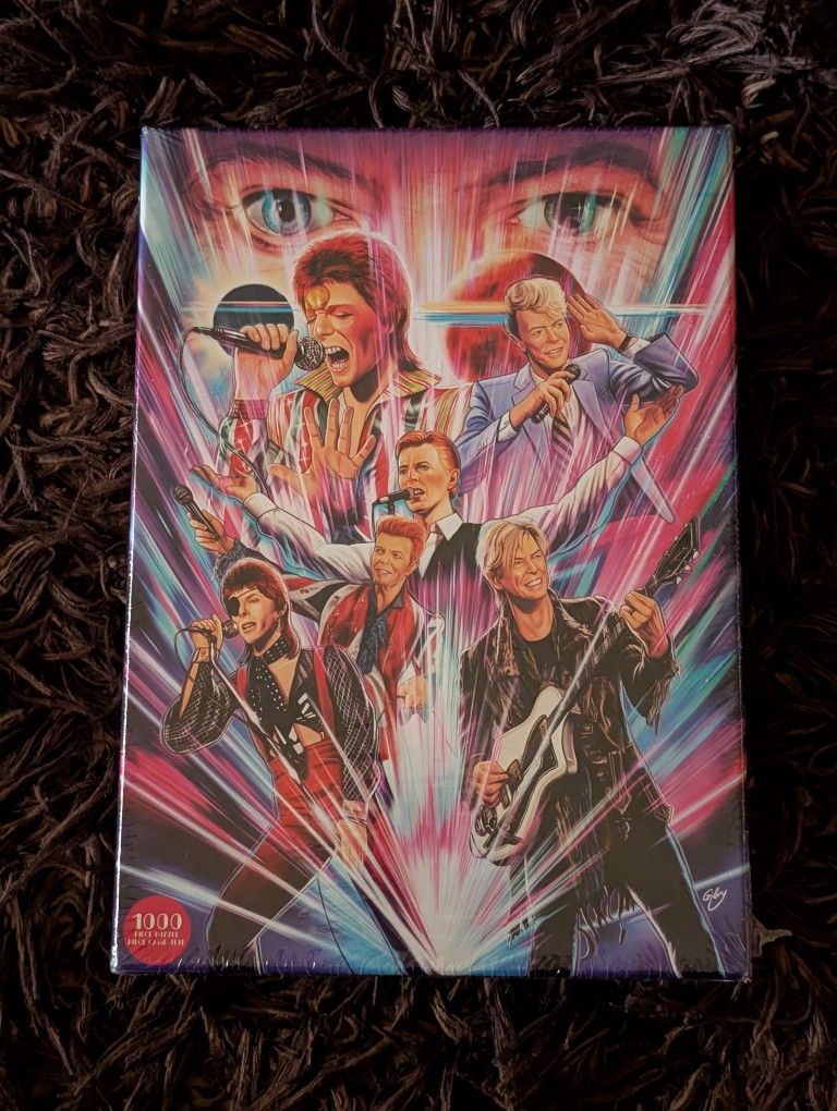 David Bowie "Sound of Light" 1000-Piece Jigsaw Puzzle by Sam Gilbey