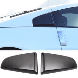 Fits 2003-2008 Nissan 350Z 2Dr Rear Quarter Side Window Louvers Scoops 2Pcs