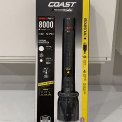 Coast XP46R 8000 Lumens LED Rechargeable Flashlight