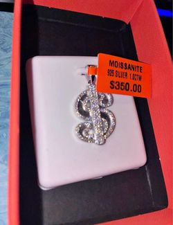 Moissanite money sign Pendent 💎✨