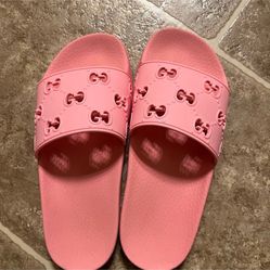 Pink Gucci Slides 7.5