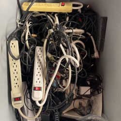 Box Of Assorted Cords