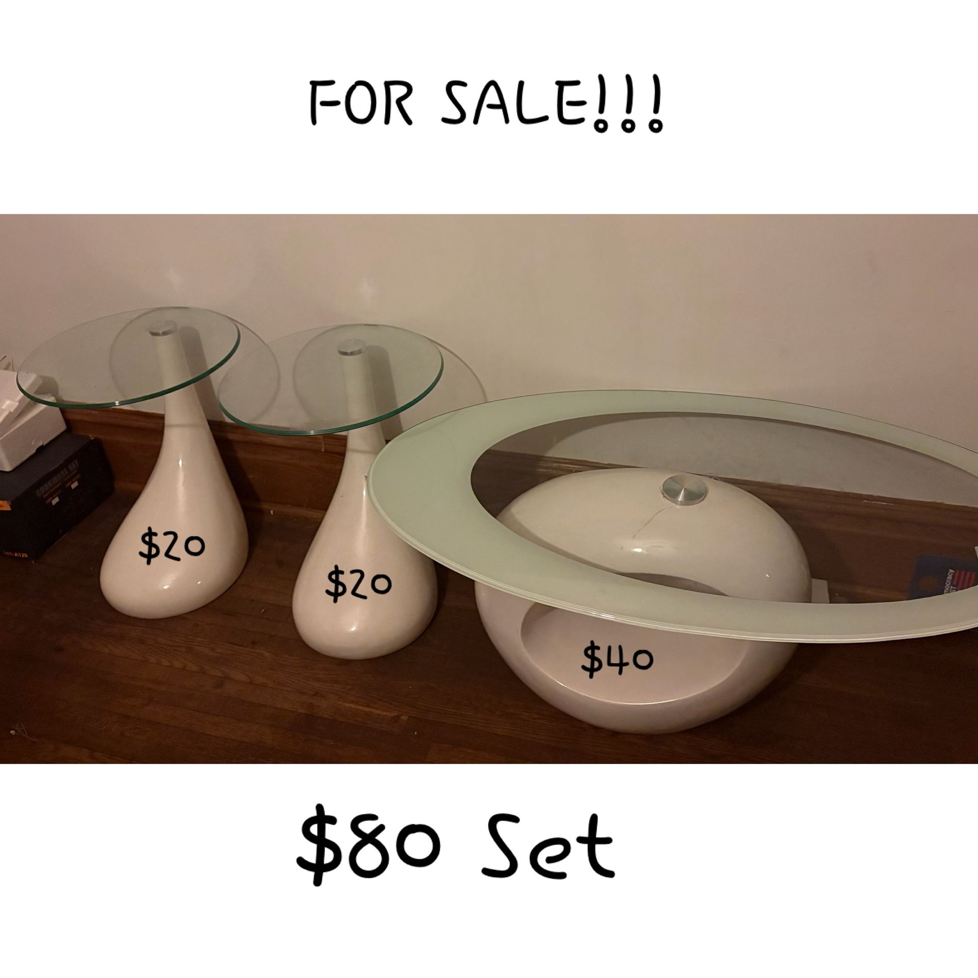 3pc. Livingroom table Set