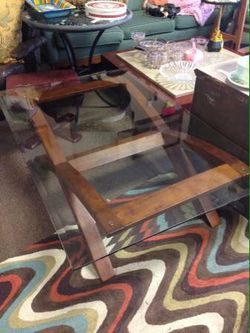 Scan Design Glass Coffee Table