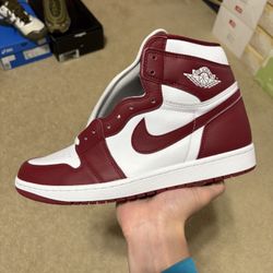 Size 12 - TRIED ON Air Jordan 1 Retro High OG Artisanal Team Red White