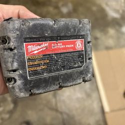 Milwaukee 5.0 Battery 