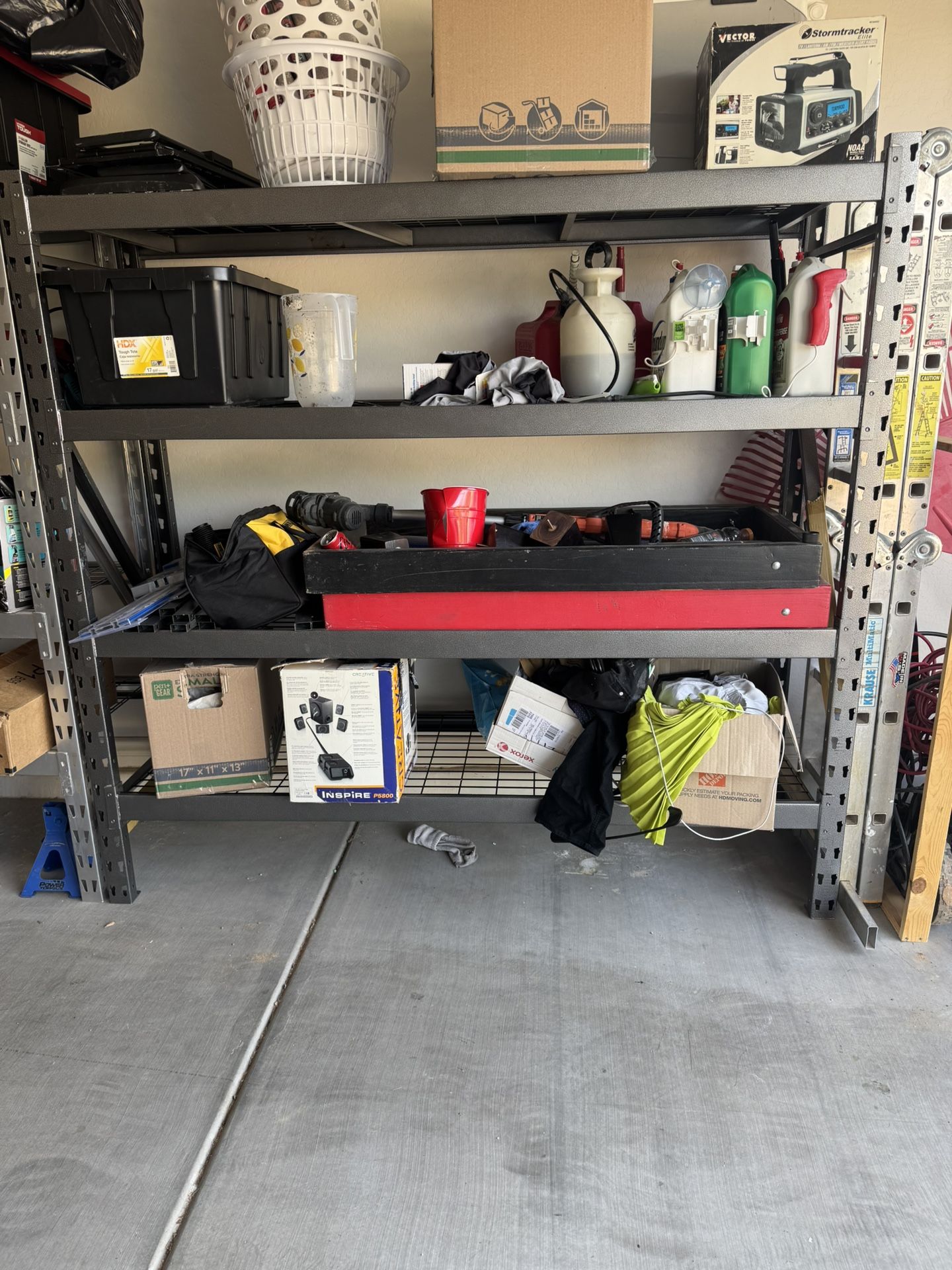 Garage shelving