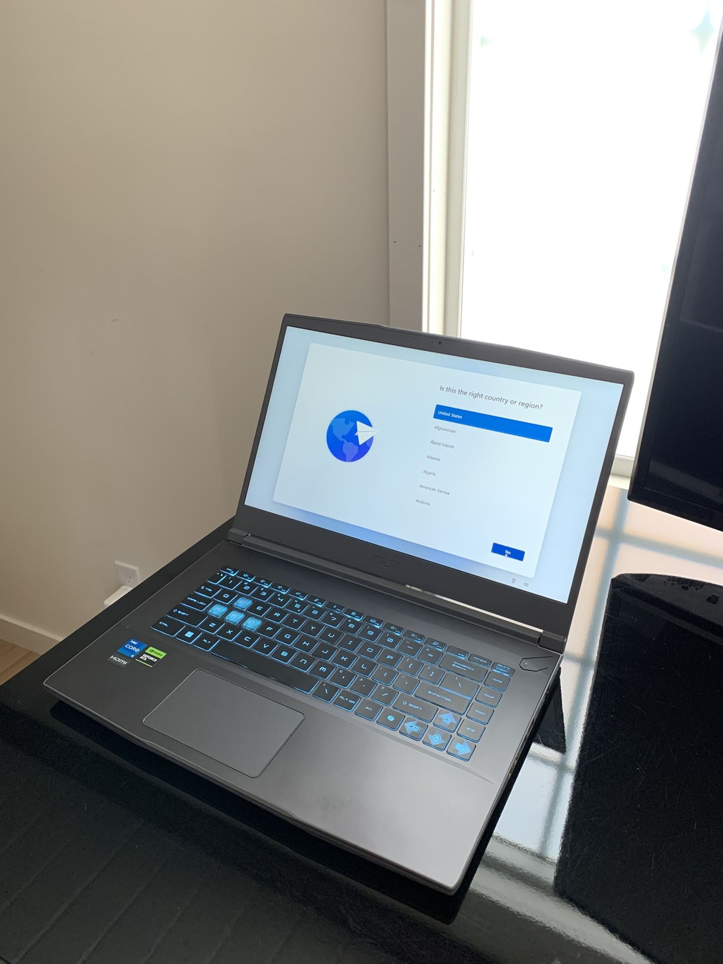 MSI Thin 15.6 inch Gaming Laptop NVIDIA GeForce RTX 3050