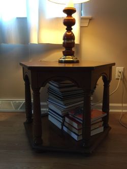 Wooden End Table