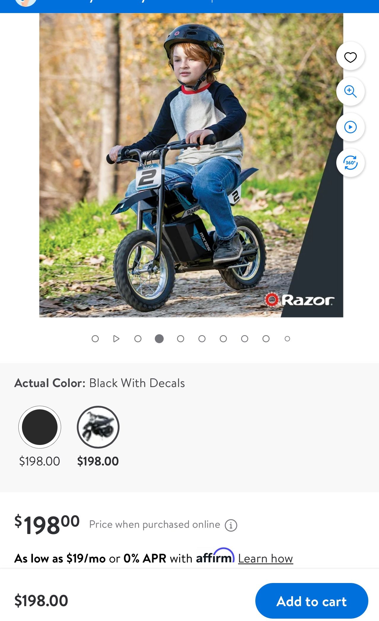 Razor Bike 