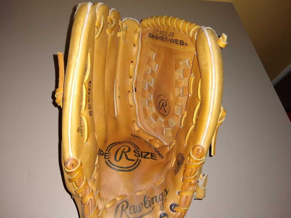 Rawlings SuperSize Fastback Leather ,Baseball Softball Glove 13.5 Inch LEFT Handed Thrower NICE