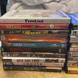 DVD’s  $6 each you pick I will ship or you can pickup