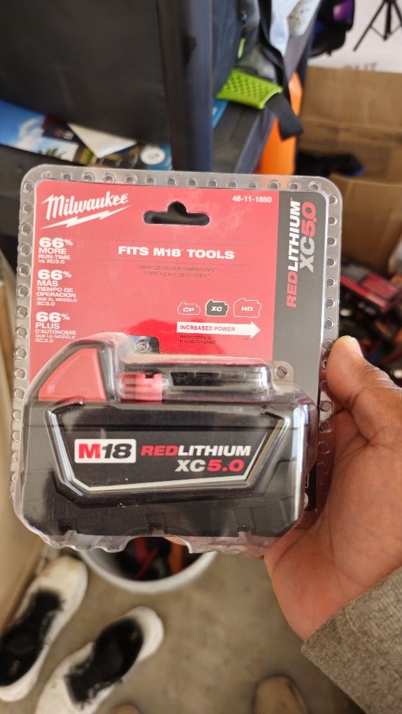 Milwaukee 5.0 Battery New!