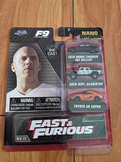 Jada Fast & Furious F9 Nano Die-Cast 3-Car Set