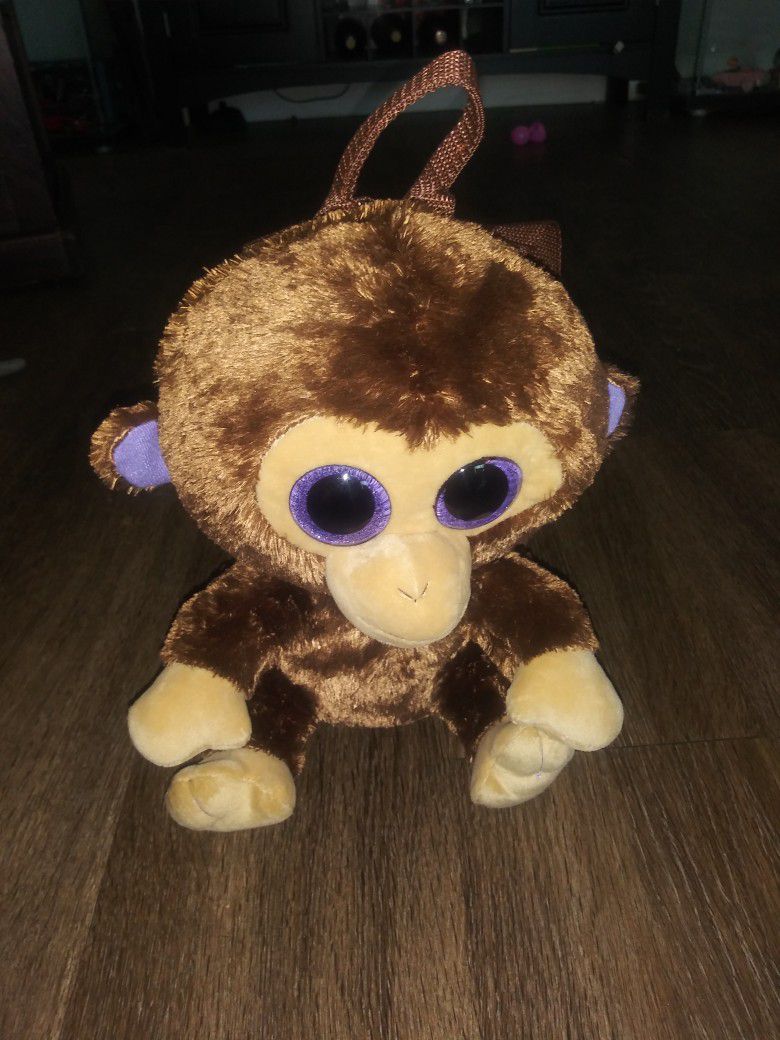 TY Coconut The Monkey Backpack