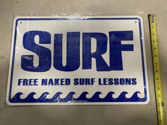 Free Naked Surf Lessons Sign