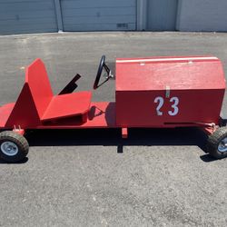 Wooden Push Go-Kart
