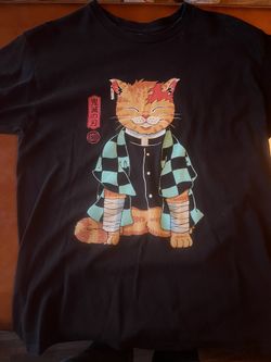 Demon Slayer Cat Shirt 