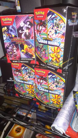 3 chaos rising and 1 destined rivals booster bundle