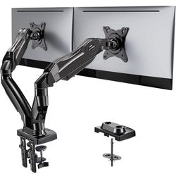 HUANUO Dual Monitor Stand - Full Adjustable Monitor Desk Mount
