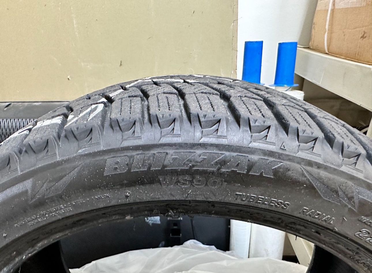 Two Blizzack Tires 225/45R18
