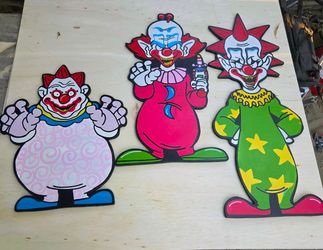 Killer Klowns from Outer Space Cutout Set of 3