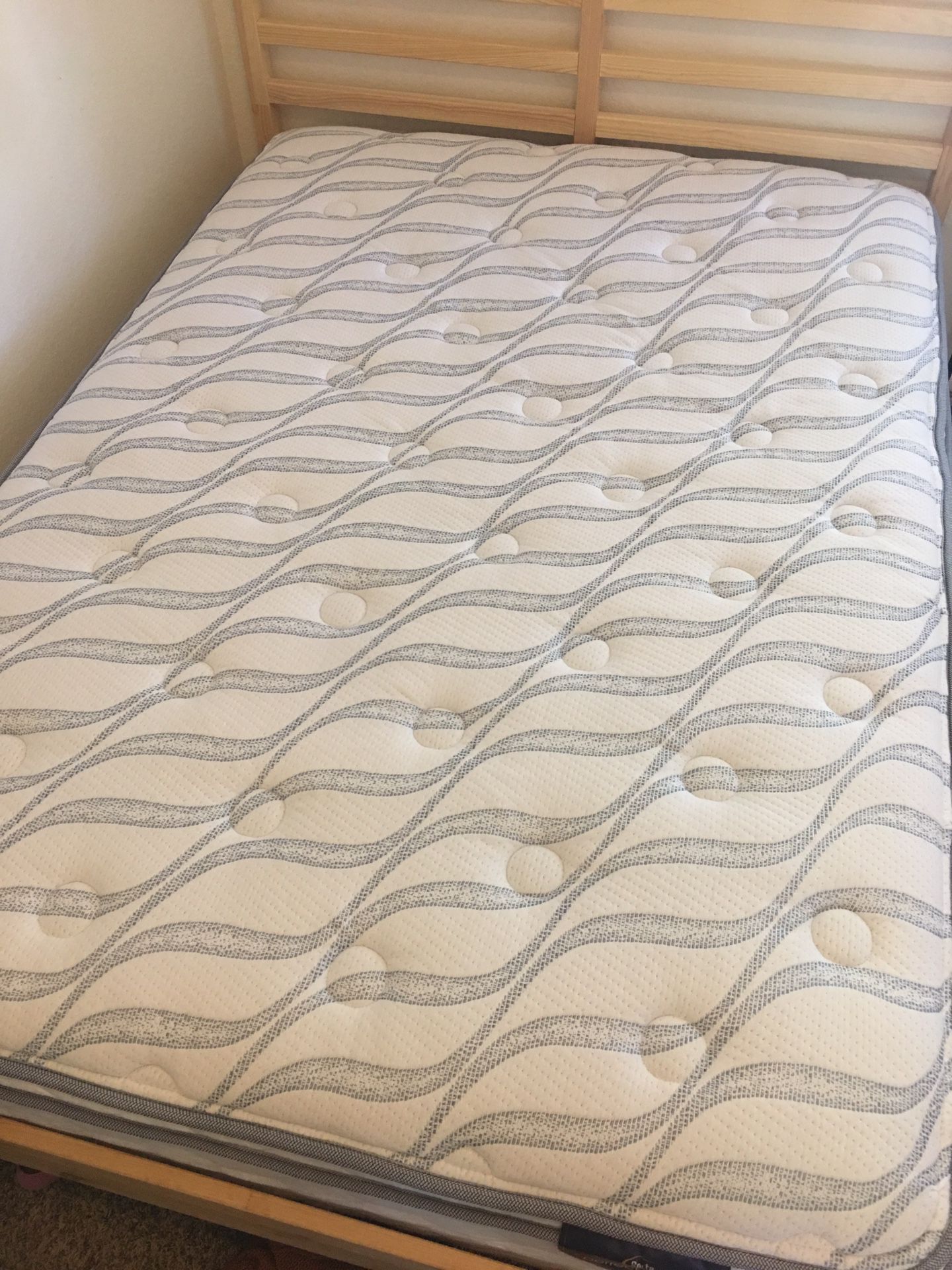 Practically NEW full size Serta mattress only no box spring Menifee