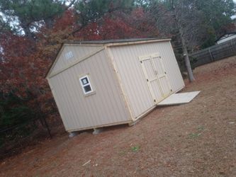 Salgado sheds we built on site