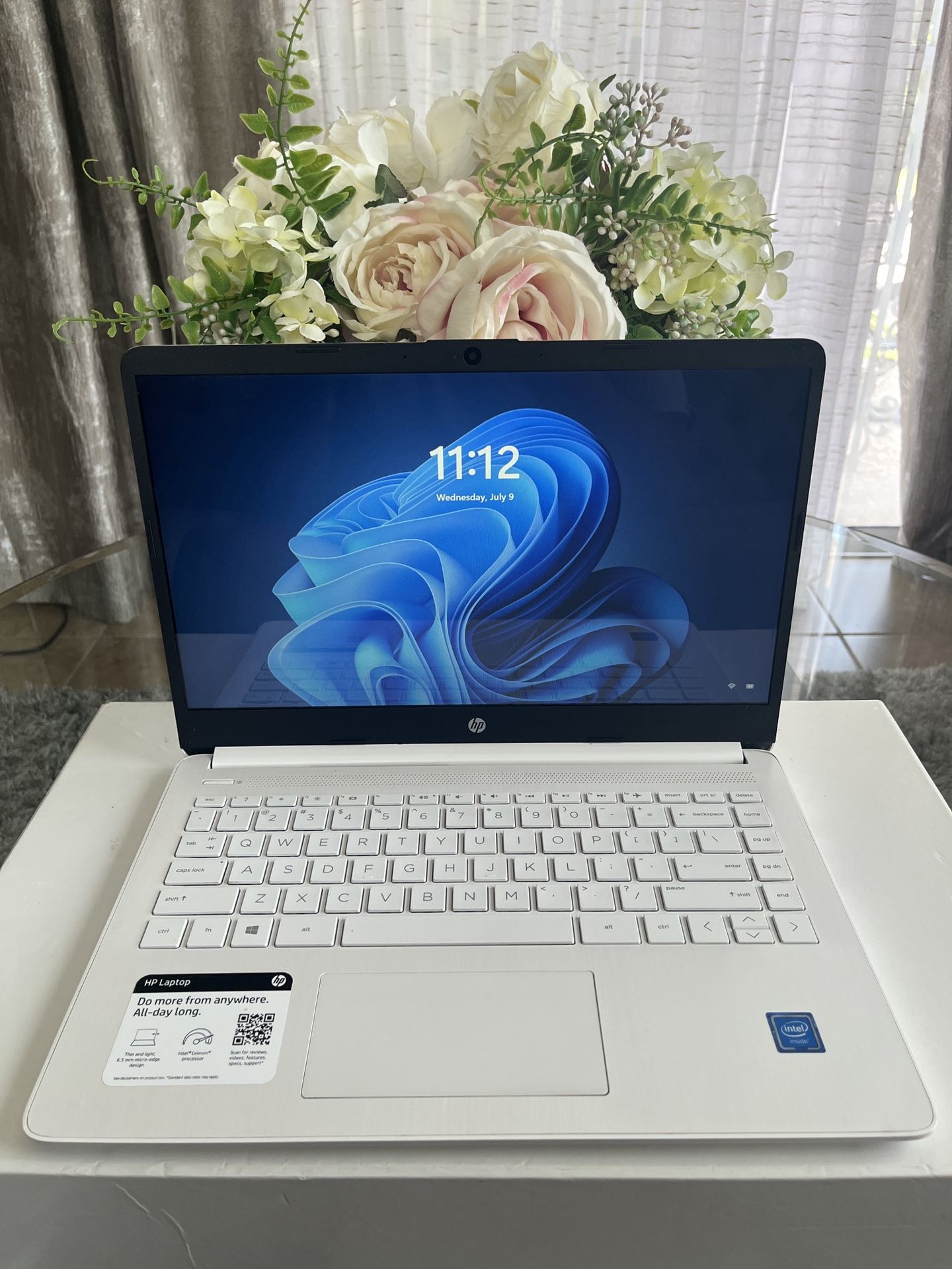 Touchscreen HP Pavilion 14-dq0052dx Laptop 14" Intel Celeron 1.1GHz 4GB RAM 64GB SSD Windows 11 - $99