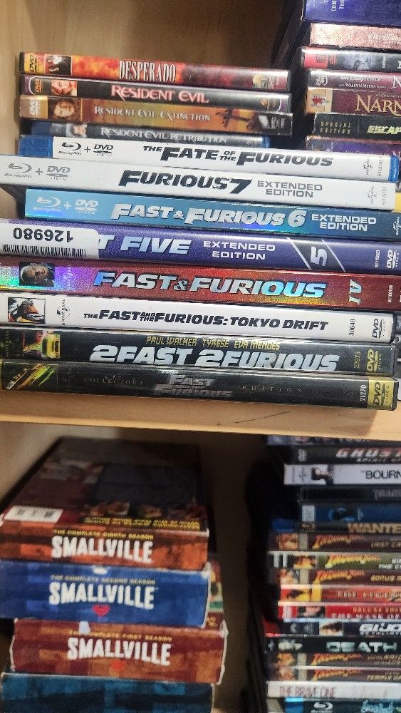 Fast And Furious Movies Part 1-8...