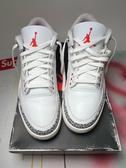 Jordan 3 white cement reimagined size 9.5
