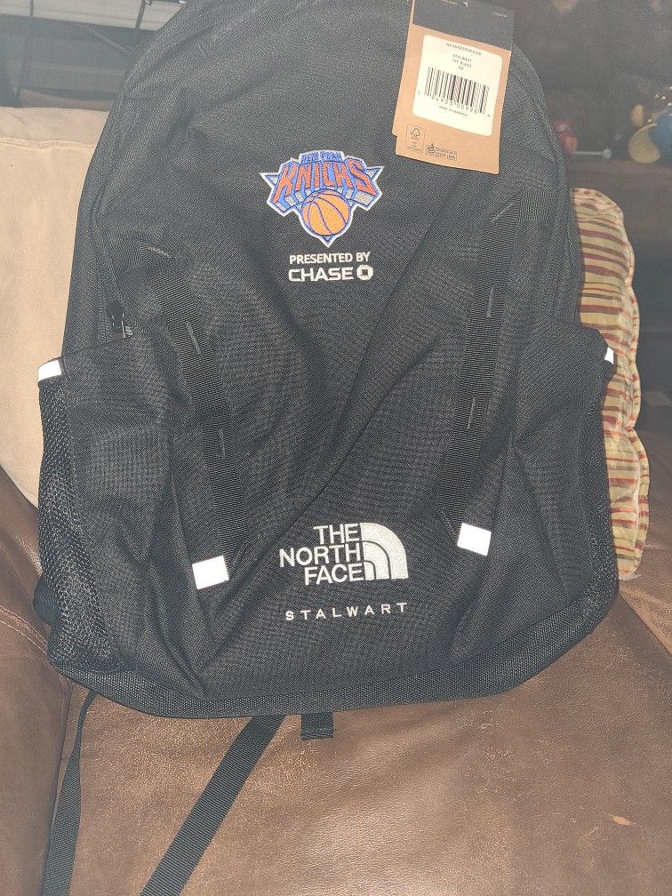 Blk NY Knicks North Face Back Pack