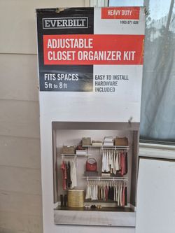 Everbilt Adjustable Closet Organizer Kit
