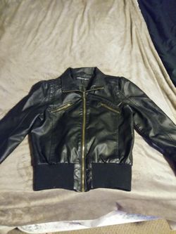 Pleather women's jacket!.