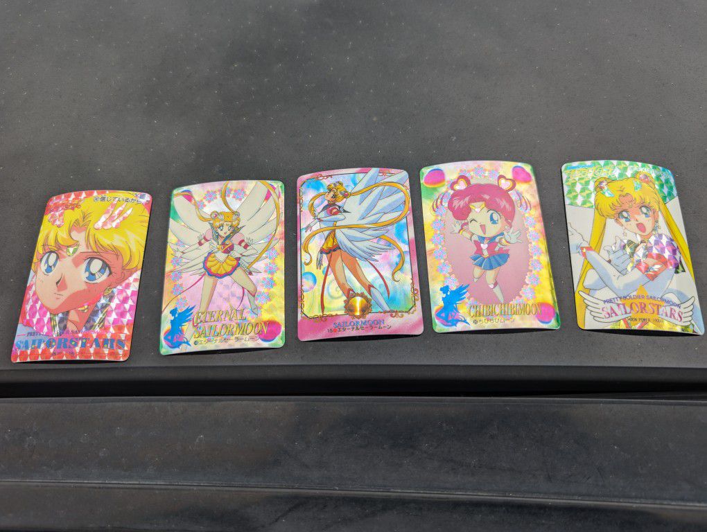 Sailor Moon Sticker Cards Vintage 