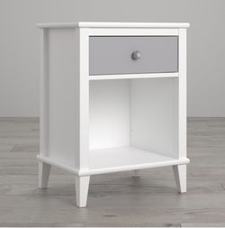 New in the box Nightstand, White/Gray Little Seeds Monarch Hill Poppy 